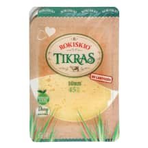 Pjaustytas sūris ROKIŠKIO Tikras, 45%, 150 g