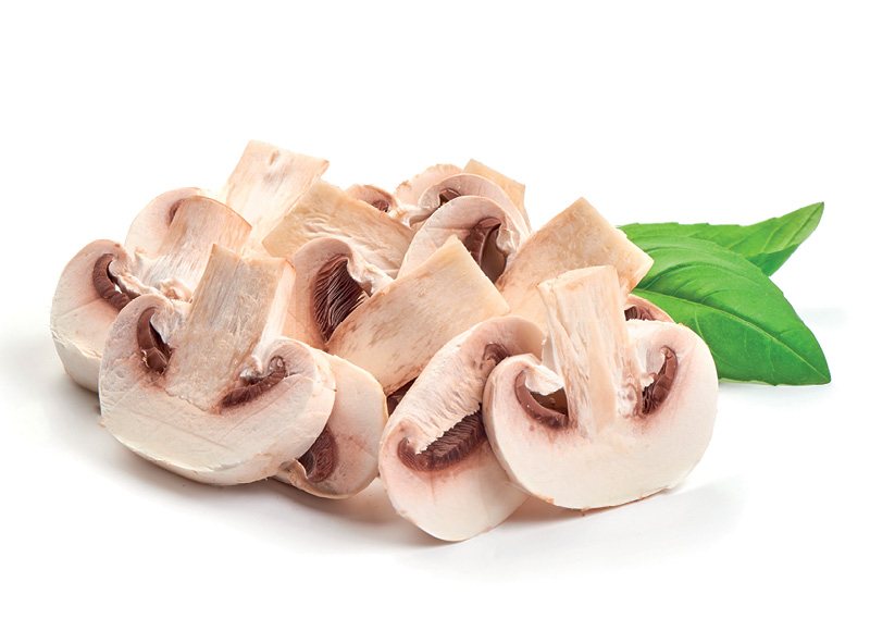 Pjaustyti baltieji pievagrybiai