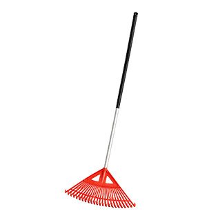 Plastikinis grėblys su aliuminio kotu, 1 vnt