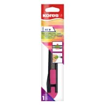 Plast. peilis KORES KC9, neon. sp., 9 mm