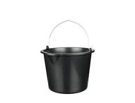 Plastikinis kibiras, juodas,MTM, 12 l