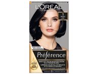 Plaukų dažai L'OREAL PREFERENCE, Nr. 1 BLACK, 1 vnt