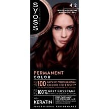 Plaukų dažai SYOSS COLOR CREAM, Nr. 4-2