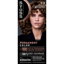 Plaukų dažai SYOSS COLOR CREAM, Nr. 5-8