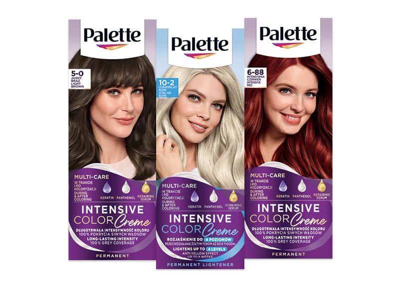 Plaukų dažams PALETTE