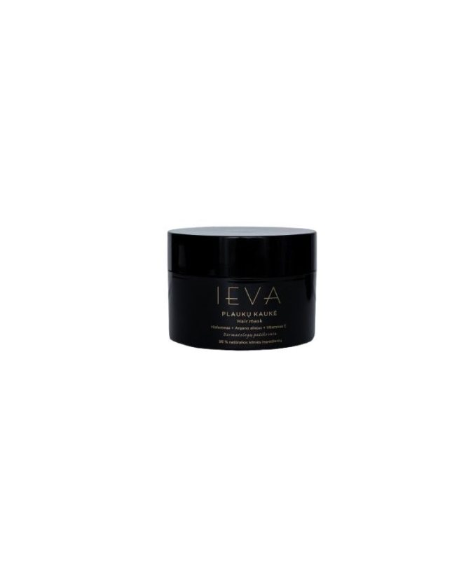 Plaukų kaukė IEVA su hialuronu ir keratinu pažeistiems plaukams, 200 ml