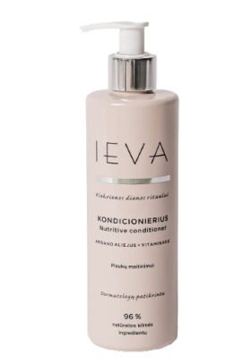 Plaukų kondicionierius IEVA su argano aliejumi ir keratinu, 300 ml