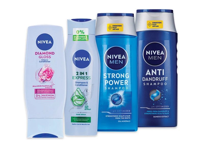 Plaukų šampūnas ar balzamas NIVEA