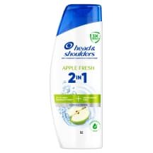 Plaukų šampūnas H&S APPLE FRESH 2IN1, 400 ml