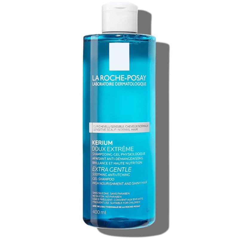 Plaukų šampūnas La Roche Posay Kerium Extra Gentle, 400 ml