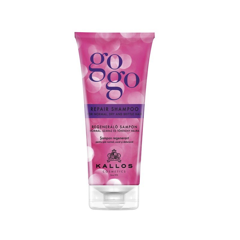 Plaukų struktūrą stiprinantis šampūnas Kallos GoGo Repair Shampoo, 200 ml