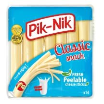 Plėš. sūrio lazdelės PIK-NIK, 40% rieb., 280 g
