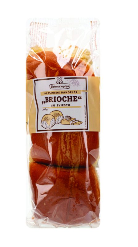 Plėšomos bandelės BRIOCHE su sviestu, 200 g