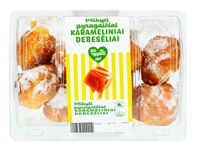 Plikyti pyragaičiai Karameliniai Debesėliai, 250 g