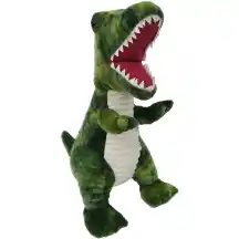 Pliuš. dinozauras T-rex, žalias, AW26, 45 cm