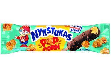 Plombyras NYKŠTUKAS, kukurūzų spragėsių skonio, 58 g