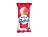 Plombyriniai ledai AURUM su braškių skonio šerbetu, 75 g