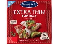 Plonos kvietinės tortilijos SANTA MARIA, 244 g, 8 vnt