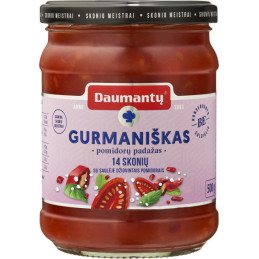 Pomidorų padažas DAUMANTŲ Gurmaniškas 14 skonių, 500 g