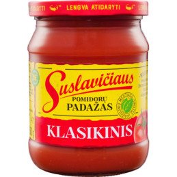 Pomidorų padažas SUSLAVIČIAUS, klasikinis, 500 g