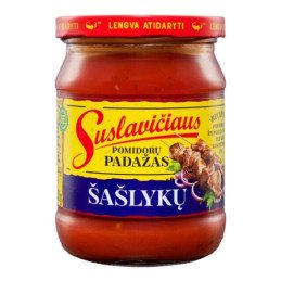 Pomidorų padažas SUSLAVIČIAUS, šašlykų, 500 g