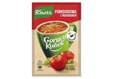 Pomidorų sriuba KNORR (G. KUBEK) su makaronais, 19 g