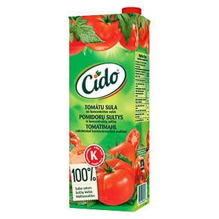 Pomidorų sultys CIDO XL 100%, 1.5 l