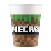 Pop. puodeliai „Minecraft“ 8vnt, 200 ml