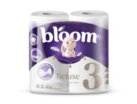 Pop. rankšluosčiai BLOOM DELUXE, 3 sluoksn.,100 lap., 2 vnt., 2 rit.