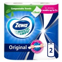 Popieriniai rankšluosčiai ZEWA WISCH&WEG, 2 rit.