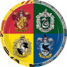 Popierinės lėkštės „H.Potter“ 8vnt, 23 cm