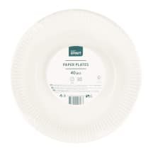 Popierinės lėkštės RIMI SMART, 40 vnt, 23 cm
