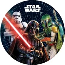 Popierinės lėkštės „Star Wars“ 8vnt, 23 cm