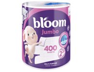 Popieriniai rankšluosčiai BLOOM JUMBO, 2 sluoksnių, 1 vnt