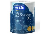 Popieriniai rankšluosčiai GRITE BLOSSOM XL (2 sl.), 1 vnt