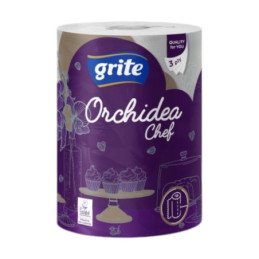 Popieriniai rankšluosčiai GRITE ORCHIDEA CHEF, 3 sl., 1 vnt