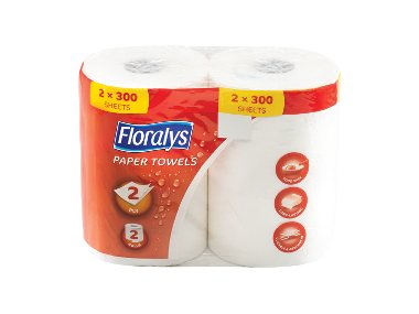 Popieriniai rankšluosčiai Jumbo, 2 vnt