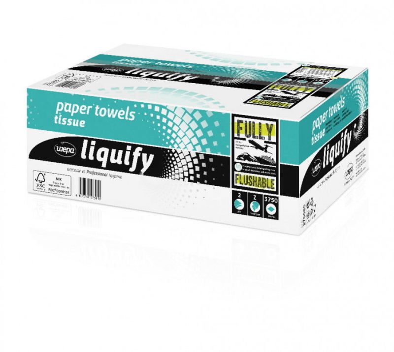 Popieriniai rankšluoščiai lapeliais Satino by WEPA Liquify PT3