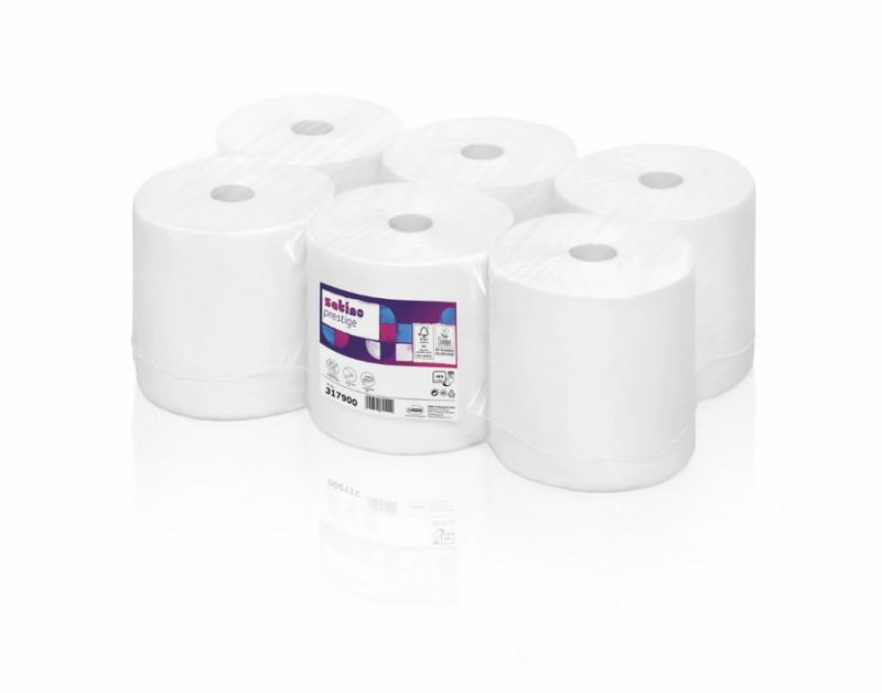 Popieriniai ranksluoščiai Satino by WEPA Prestige traukiami iš centro CF1