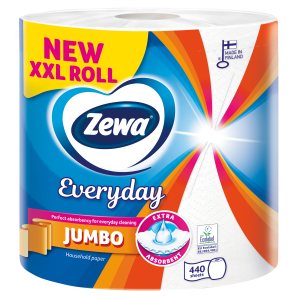 Popieriniai rankšluosčiai ZEWA Everyday Jumbo, 2 sl., 440 lapelių