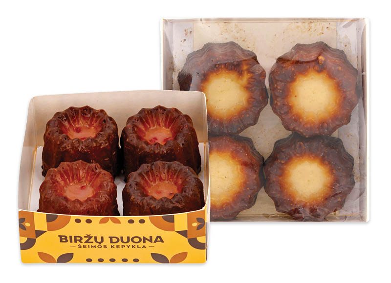 Prancūziškas skanėstas kanelės ir kanelės su avietėmis, 160 g