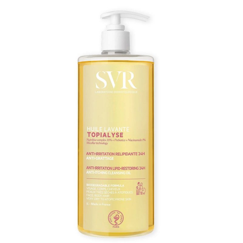 Prausimosi ir vonios aliejus SVR Topialyse Huile Lavante, 1000 ml