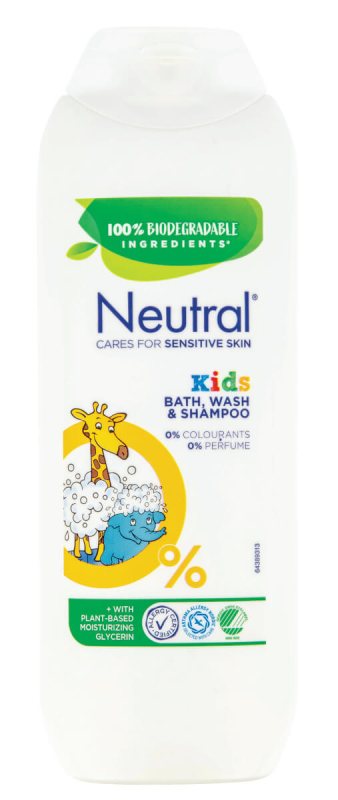 Prausimosi želė-šampūnas NEUTRAL KIDS, 250 ml