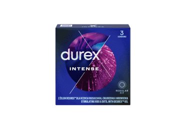 Prezervatyvai DUREX INTENSE, 3 vnt