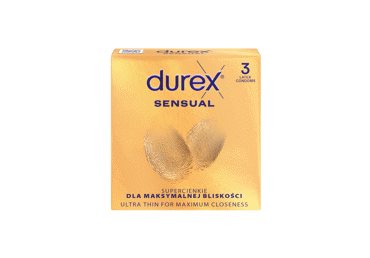 Prezervatyvai DUREX SENSUAL, 3 vnt