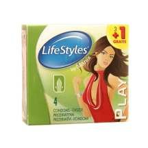 Prezervatyvai LIFESTYLES PLAY, 3 vnt