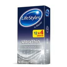 Prezervatyvai LIFESTYLES THIN, 12 vnt