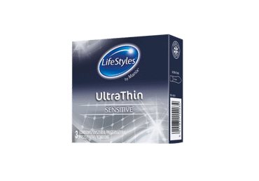 Prezervatyvai LIFESTYLES ULTRA THIN, 3 vnt
