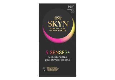 Prezervatyvai SKYN 5 SENSES, 5 vnt