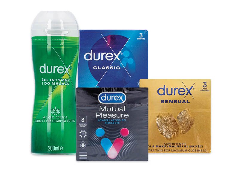 Prezervatyvams ir lubrikantams DUREX